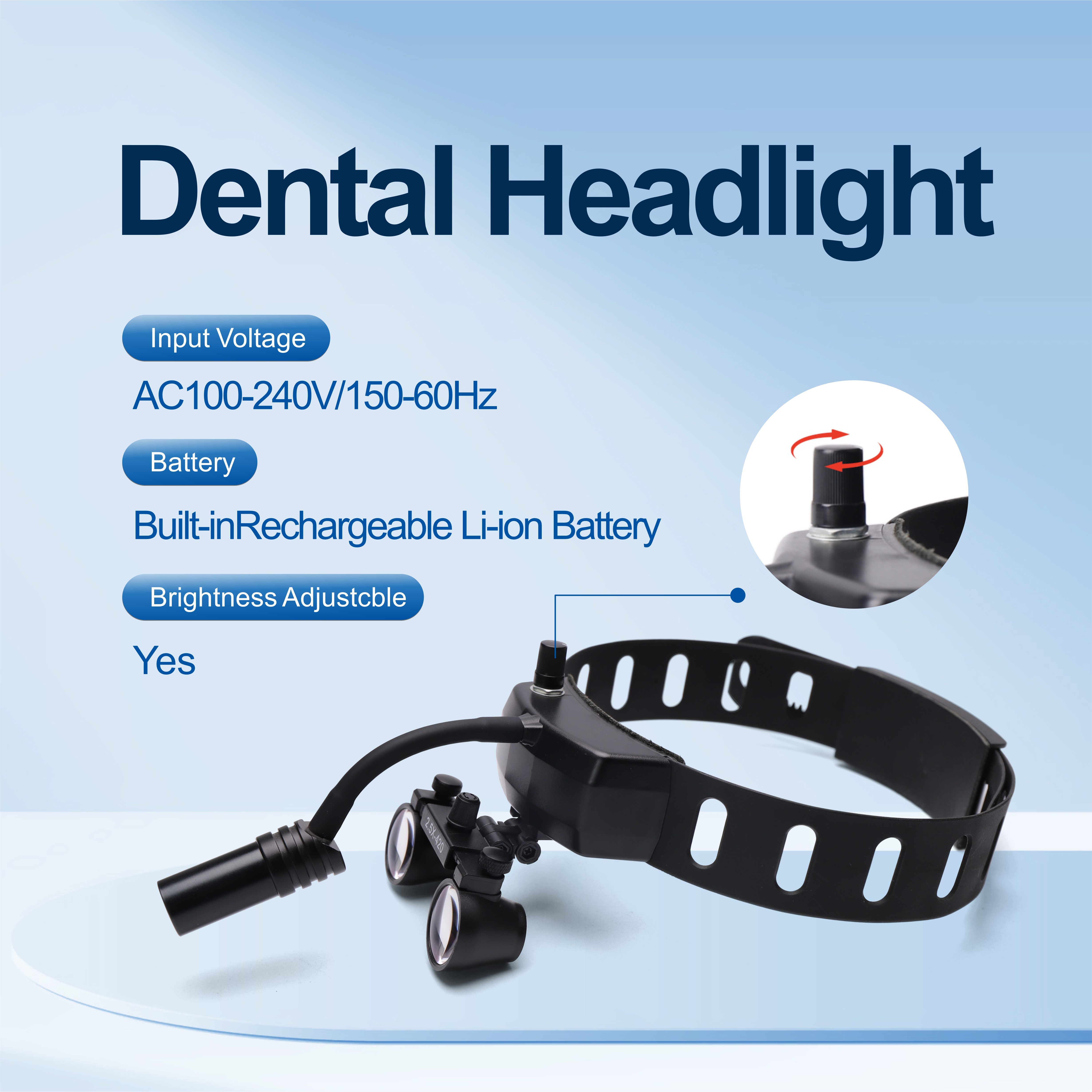Led Medical Headlight - Loupe Glasses Type 5W LED Lighting