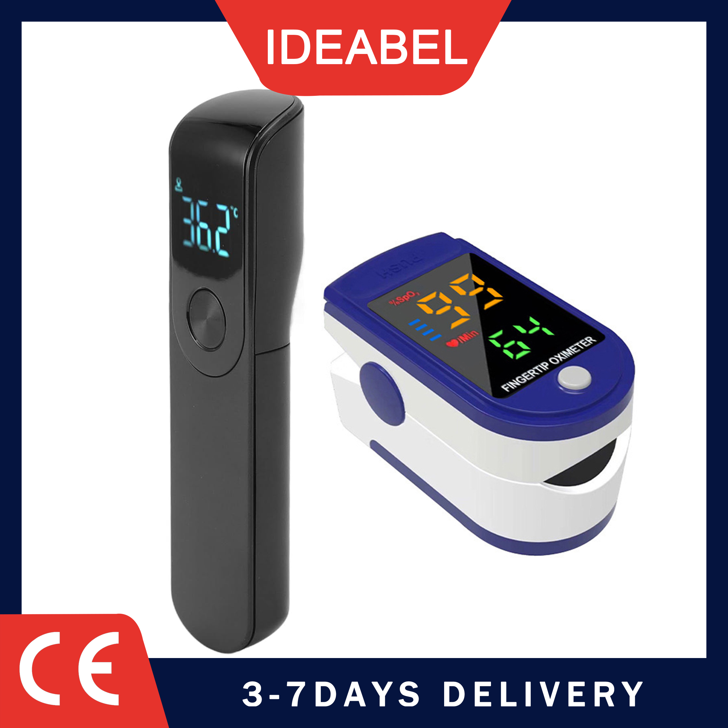 Digital Thermometer Infrared - IDEABEL Infrared Fever Thermometer Digital LCD