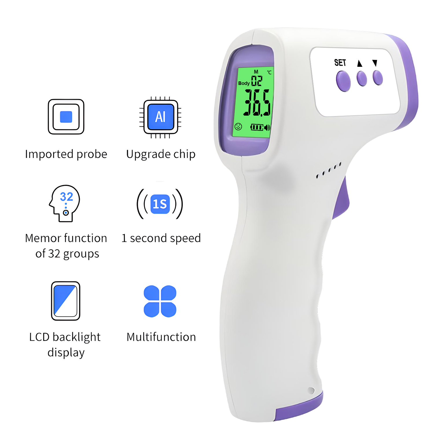 Household Outdoor non-contact  - đánh giá và giá Digital Thermometer Infrared