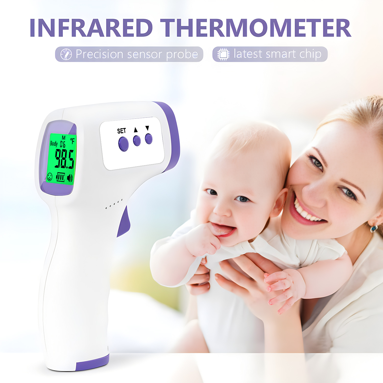 Household Outdoor non-contact  - đánh giá và giá Digital Thermometer Infrared