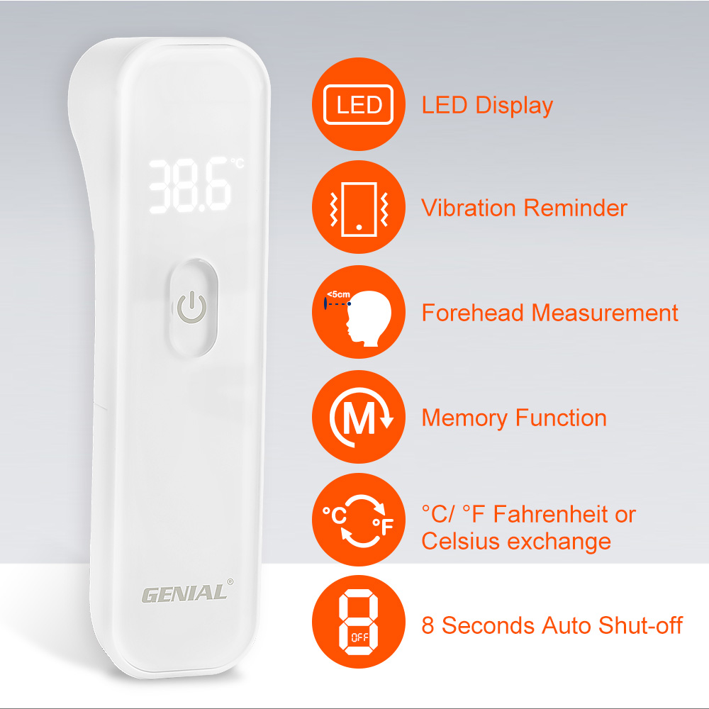 No-Touch Forehead Thermometer, - đánh giá và giá Digital Thermometer Infrared