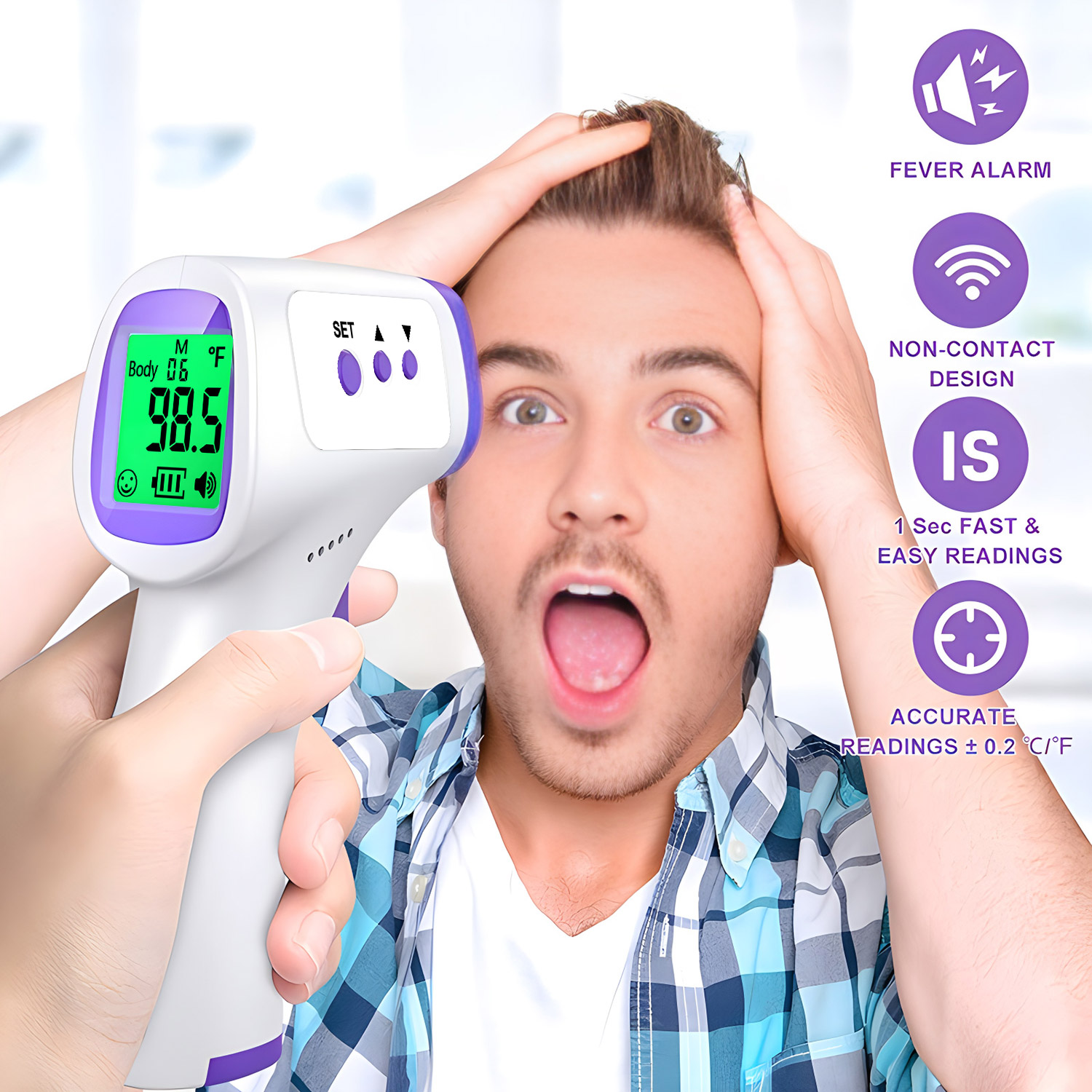 Digital Non-contact Medical Fe - đánh giá và giá Digital Thermometer Infrared
